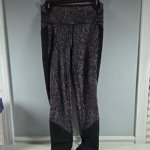 Lululemon Athletica Black and Gray Leggings